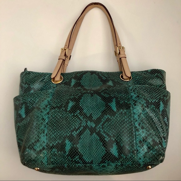 Michael Kors Jet Set python tote bag - Picture 7 of 13
